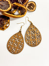 Wooden Dangle Earrings