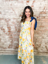 Shayna Bow Tie Floral Dress