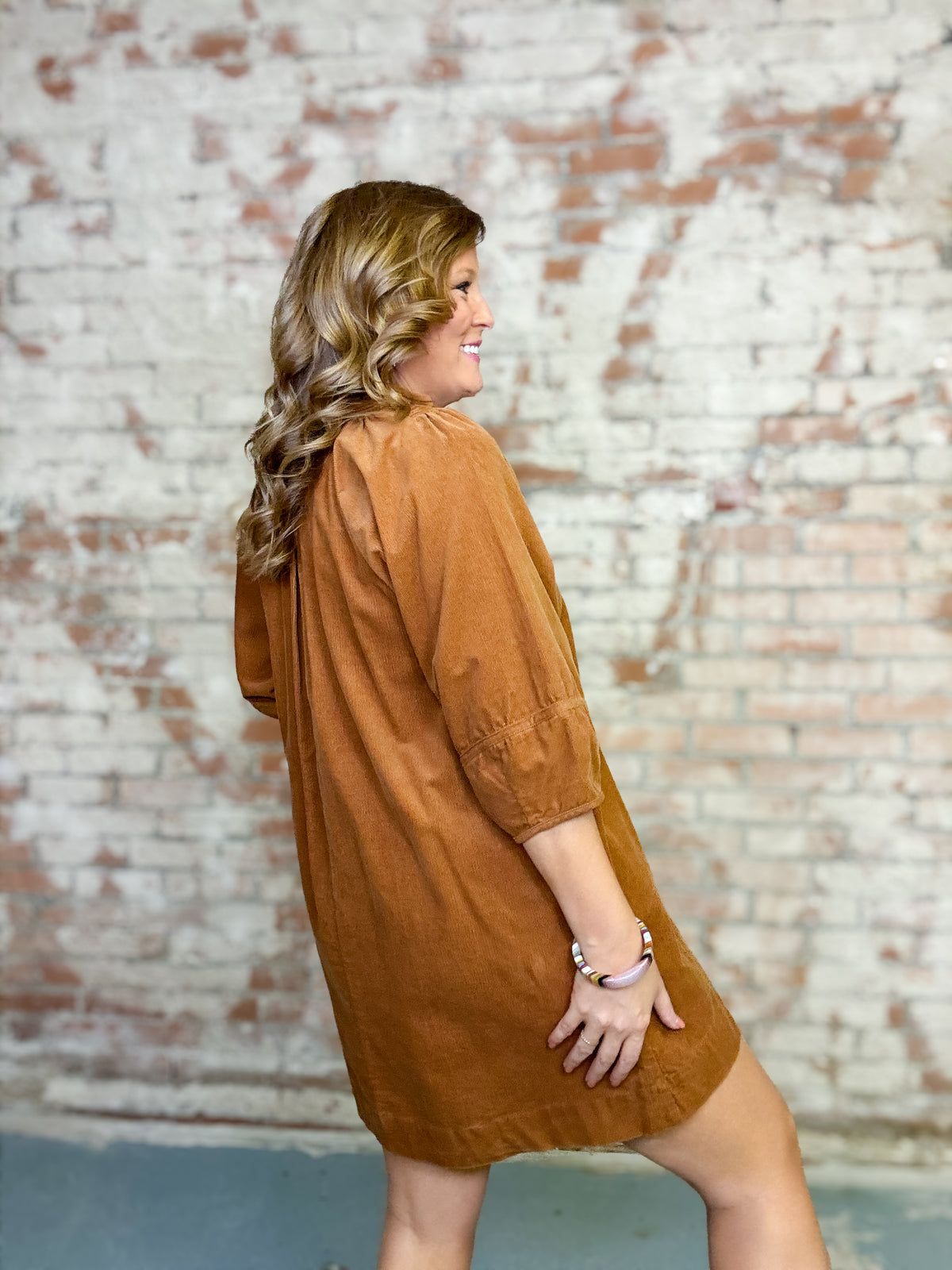 Vincent Corduroy Shift Dress
