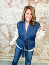 Carrie Denim Quilted Vest