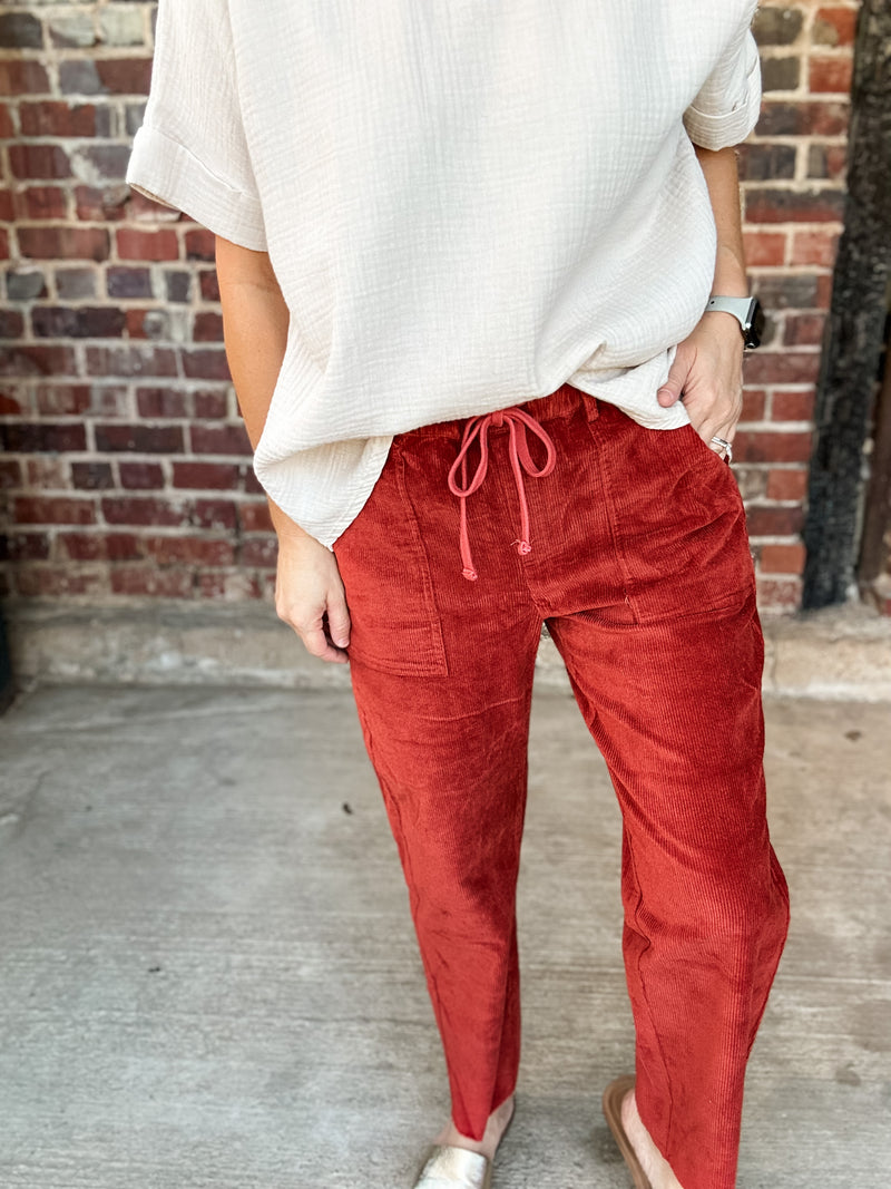 Corduroy Fatigue Pants