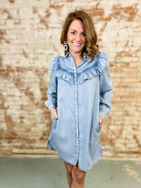 Icelynn Button Down Dress