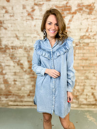 Icelynn Button Down Dress