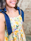 Shayna Bow Tie Floral Dress