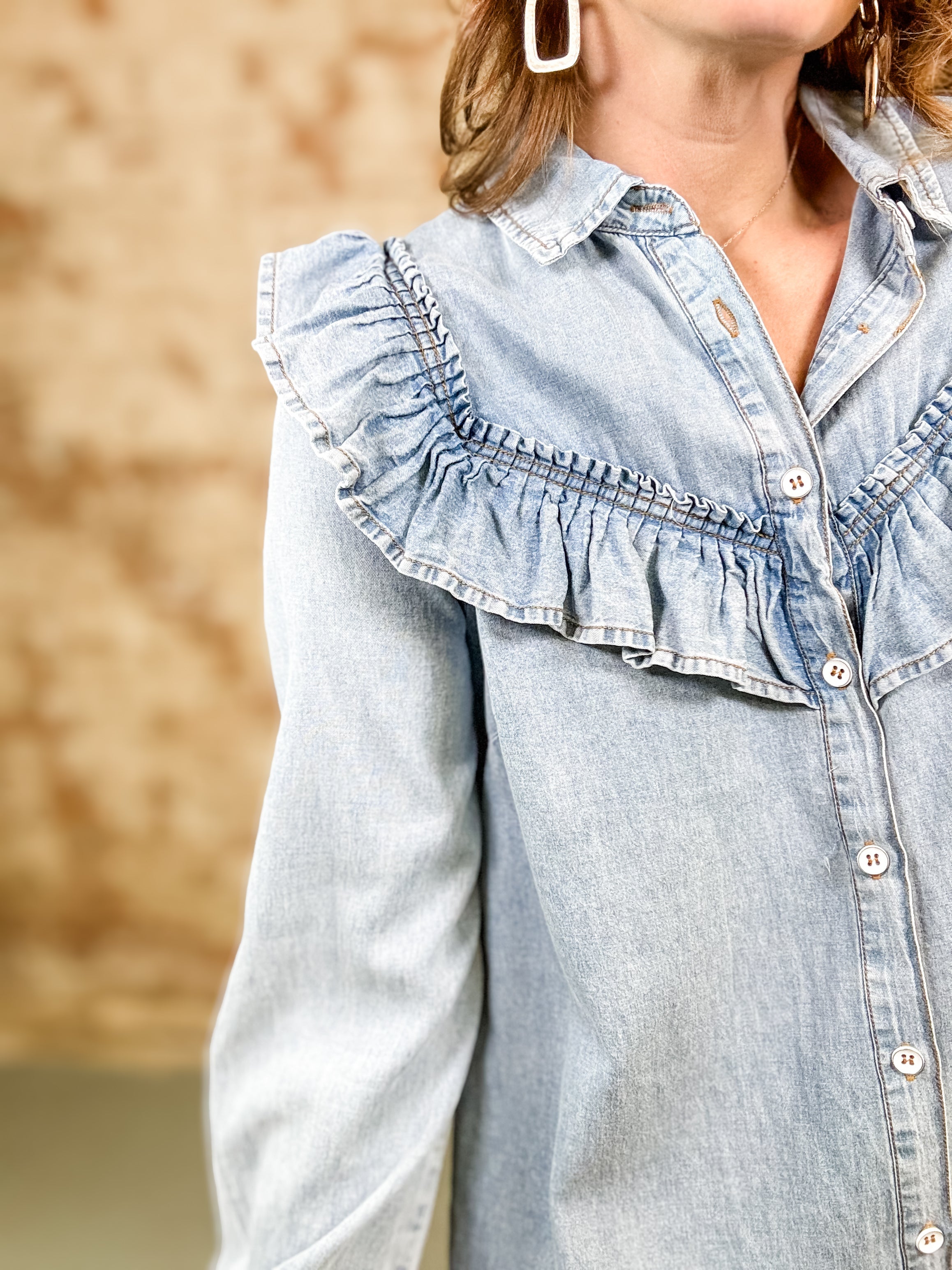 Icelynn Button Down Dress