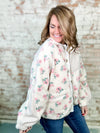 Jayton Floral Sherpa Jacket