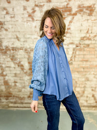 Julietta Sheer Sleeve Top