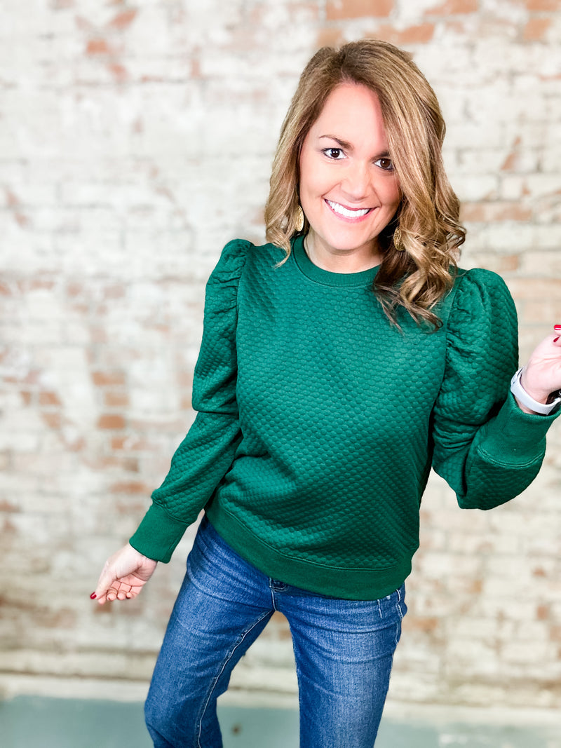 Landon Embossed Textured Top