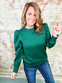 Landon Embossed Textured Top