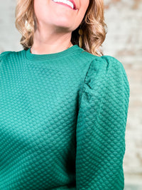 Landon Embossed Textured Top
