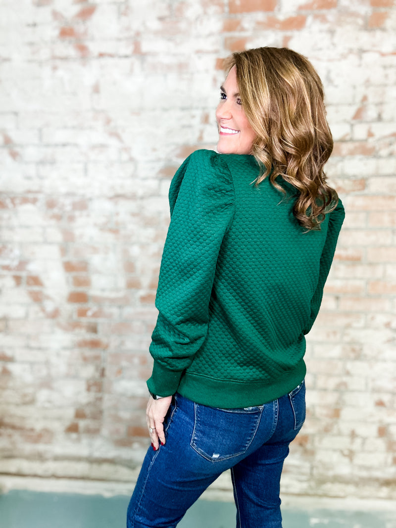 Landon Embossed Textured Top