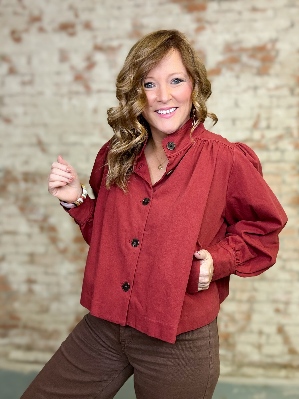 Deborah Button Jacket
