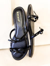 Rhodes Bow Strap Flat Sandals