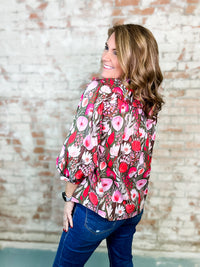 Aimee Floral Print Top