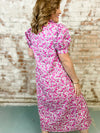 Krista Pink Floral Dress