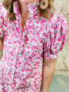 Krista Pink Floral Dress