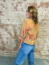 Ivy Jane Sophia Checkered Top