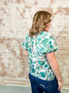 THML Juliana Floral Print Top