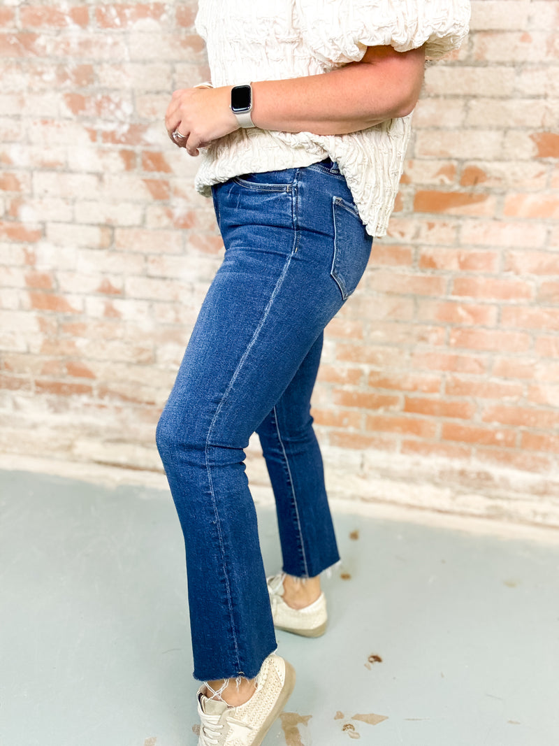 Hammond High Mini Ankle Bootcut Jeans