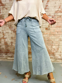 Elliana Washed Terry Pants