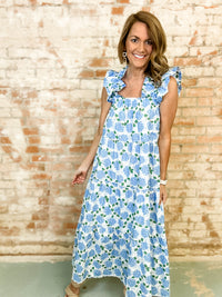 THML Colleen Hydrangea Dress