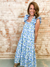 THML Colleen Hydrangea Dress