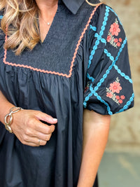 Audry Poplin Midi Dress