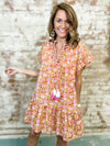 THML Teresa Flower Print Dress