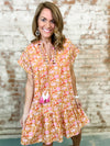 THML Teresa Flower Print Dress