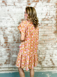 THML Teresa Flower Print Dress