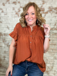 Jana Button Up Top