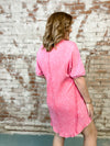 Kiley Mineral Washed Ribbed Dress - FINAL SALE