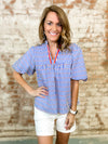 THML Karla Stripe + Dot Top