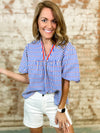 THML Karla Stripe + Dot Top