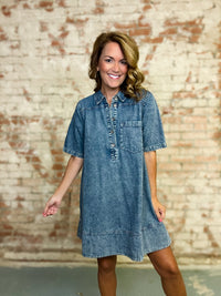 Khristina Denim Dress