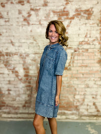 Khristina Denim Dress