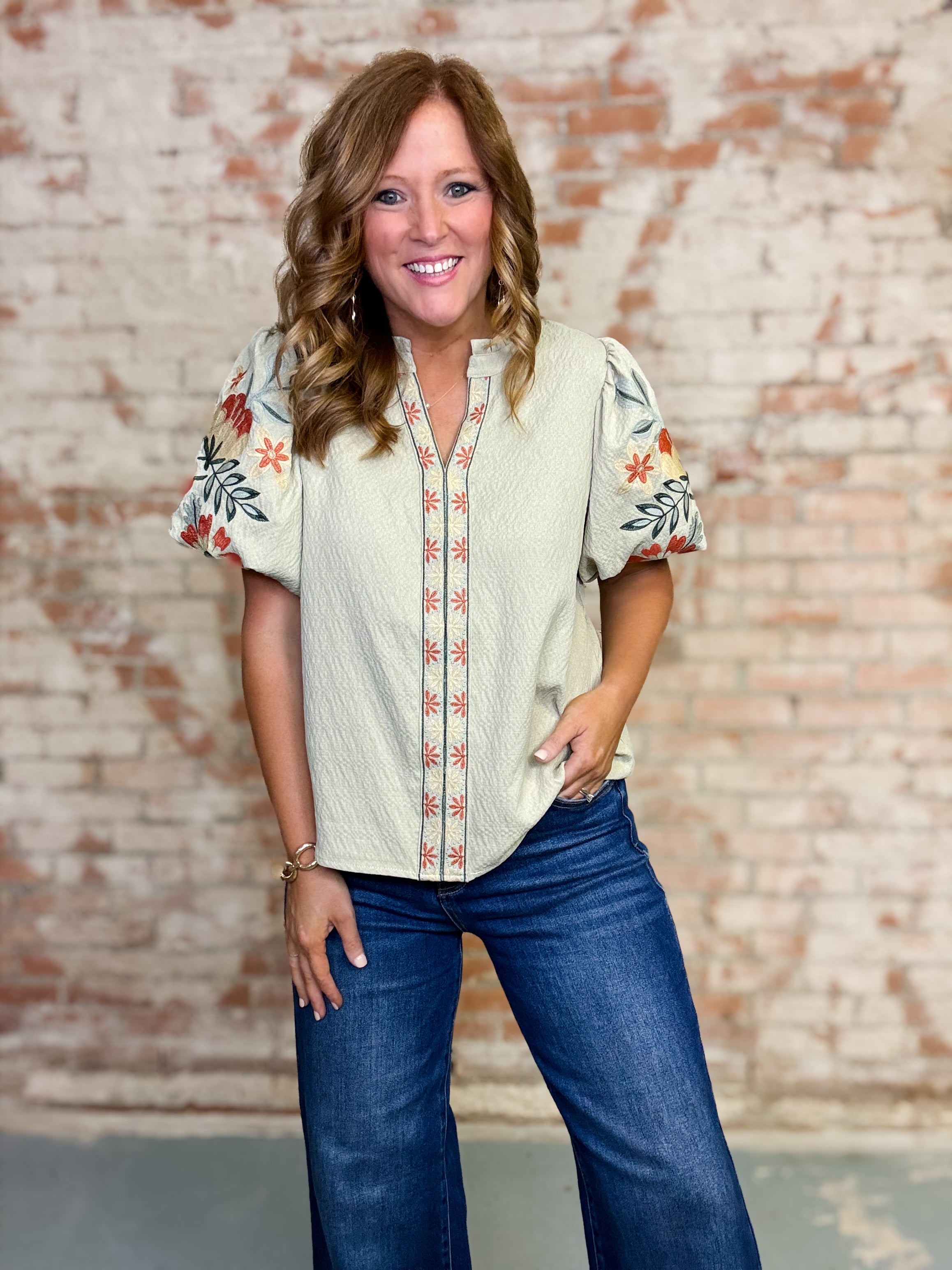 Nicola Textured Top