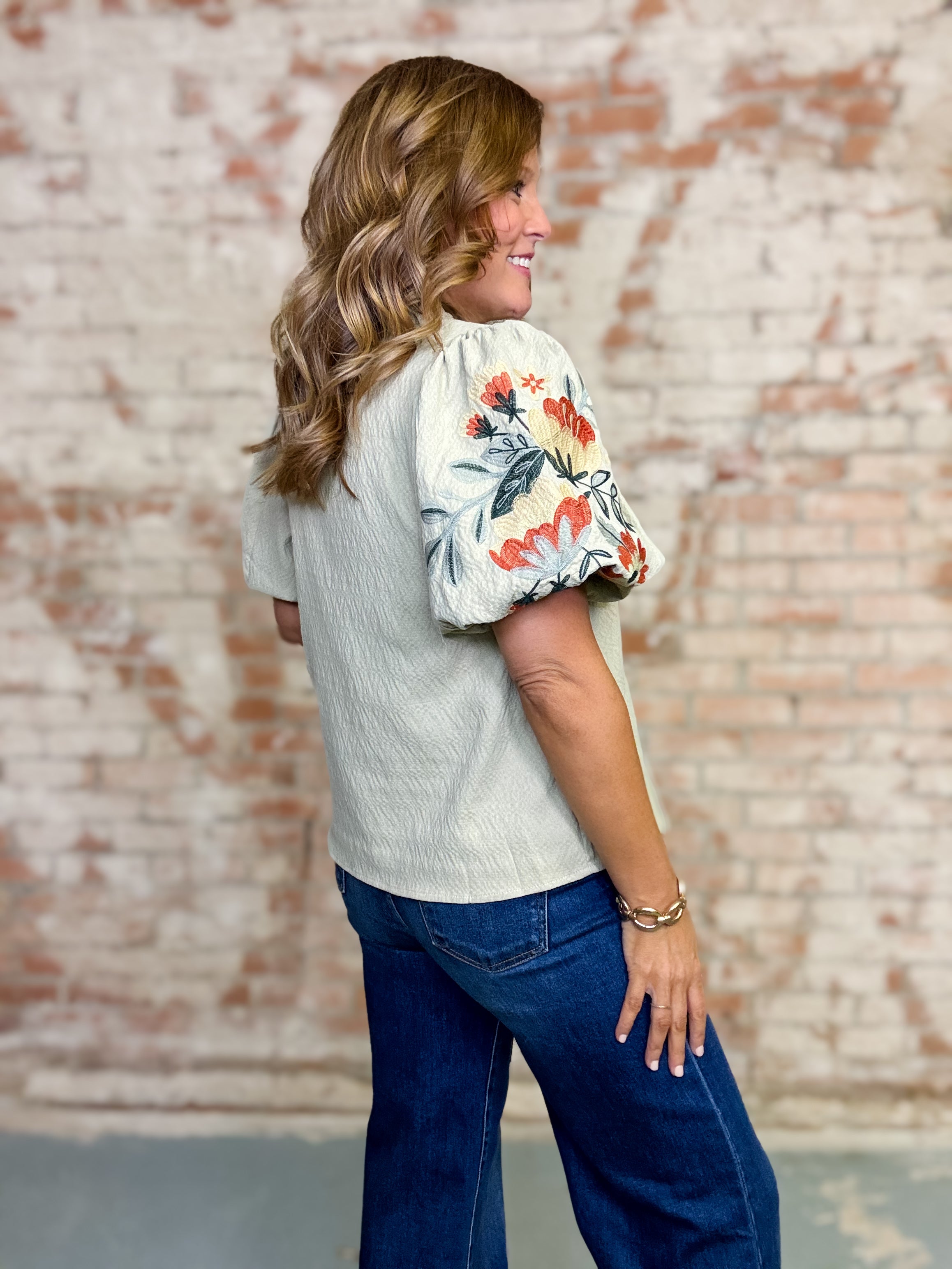 Nicola Textured Top