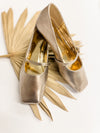Shu Shop Adele Golden Ballet Flats