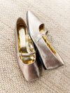 Shu Shop Adele Golden Ballet Flats