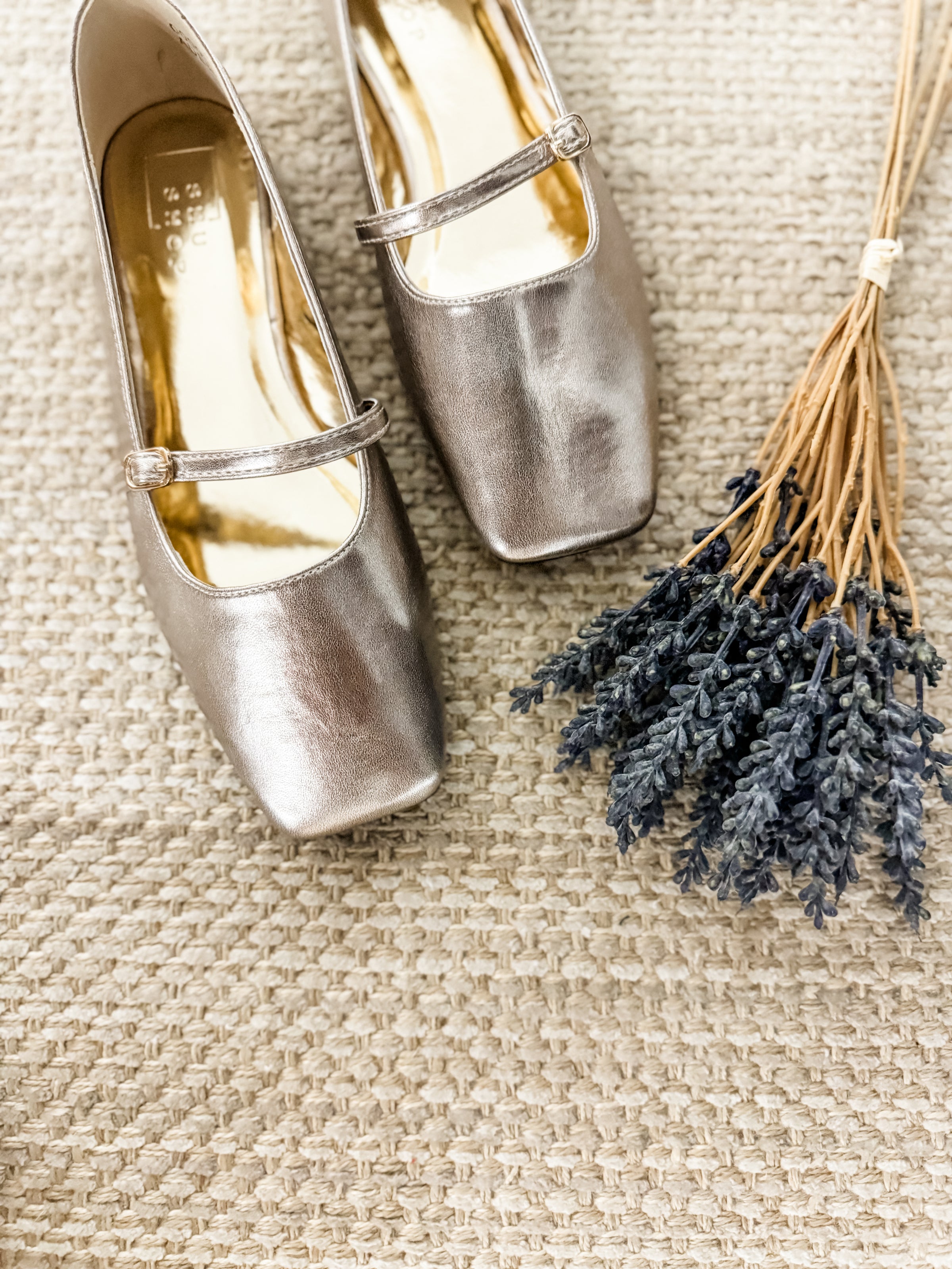 Shu Shop Adele Golden Ballet Flats