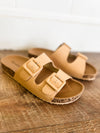 Debika Raffia Texture Sandal-FINAL SALE