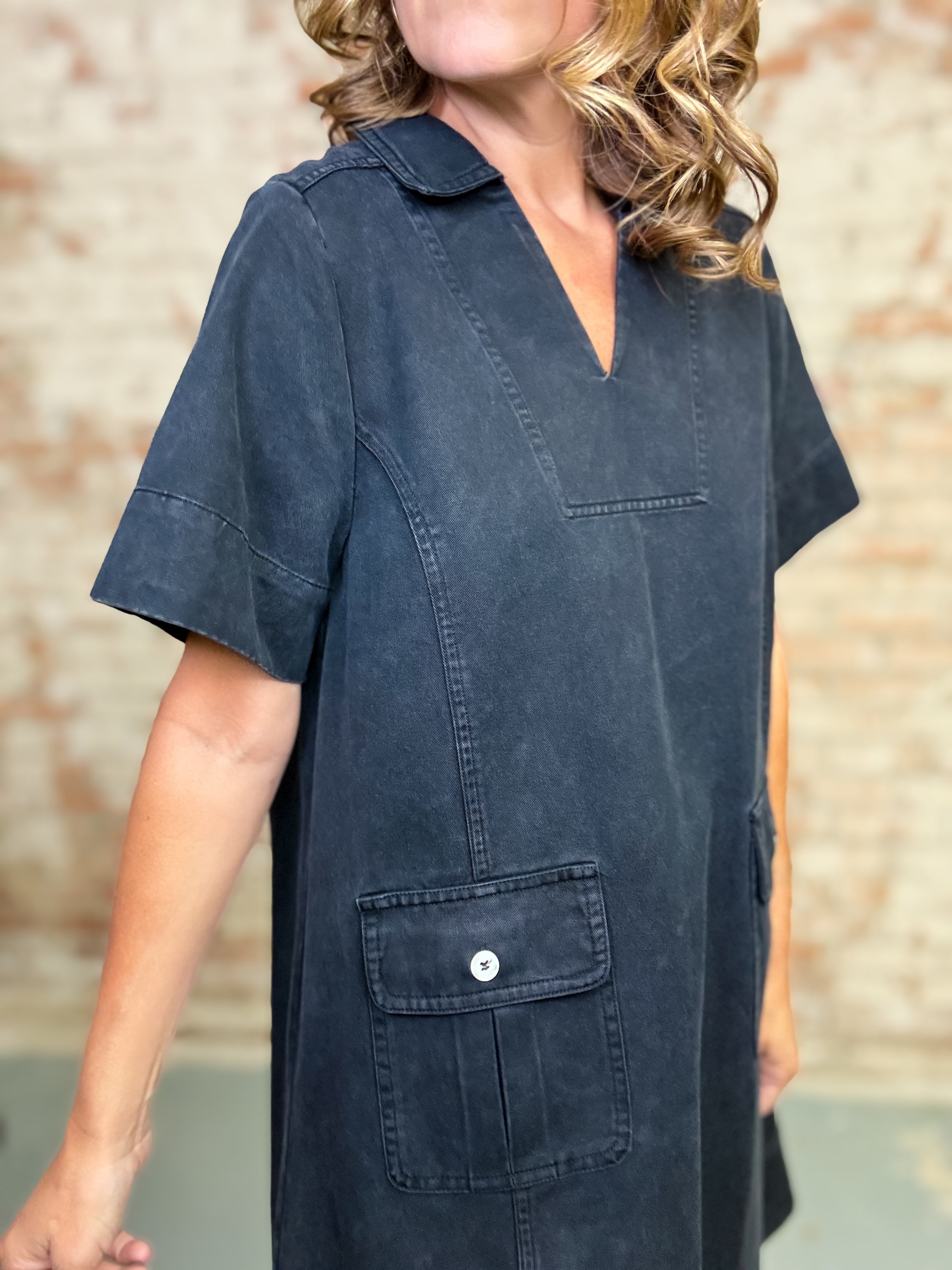 Cayden Mineral Washed Dress