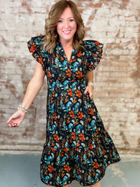 Theresa Pleated Dress