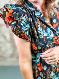 Theresa Pleated Dress