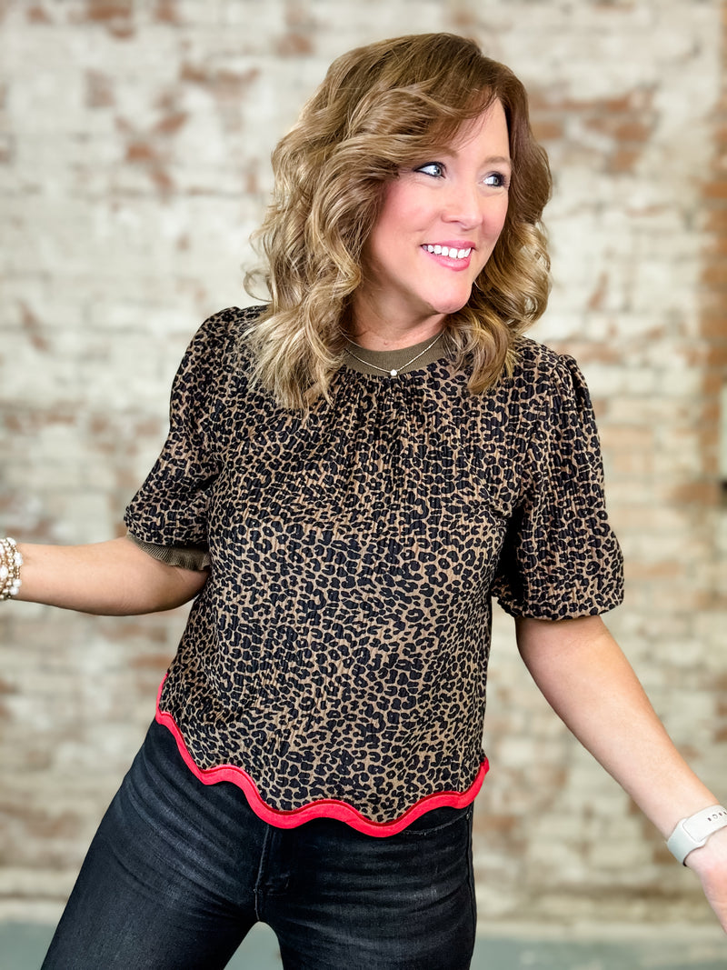 Baker Leopard Top
