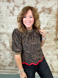 Baker Leopard Top