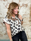 Roseanne Leopard Top