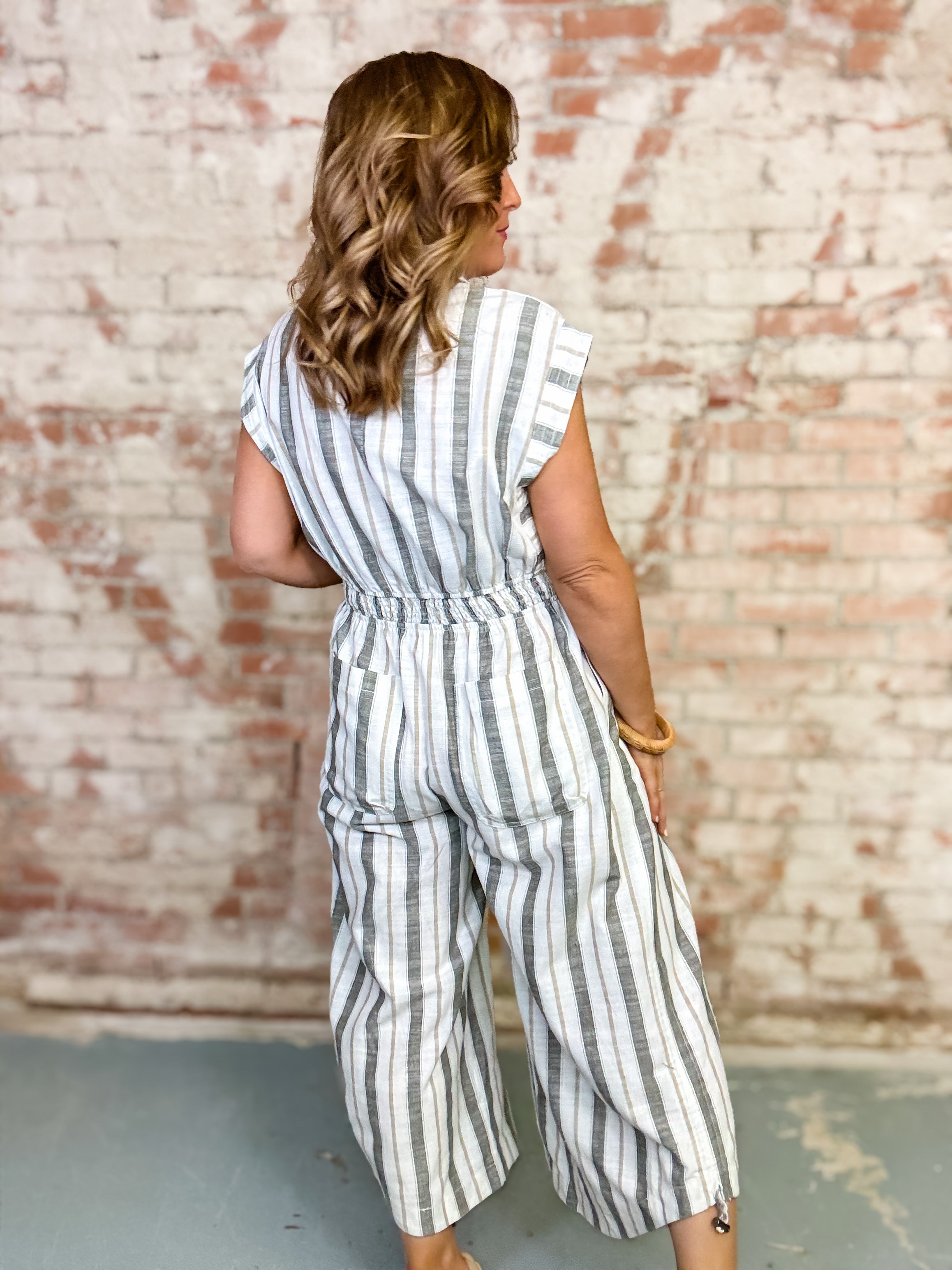 Maleah Striped Jumpsuit
