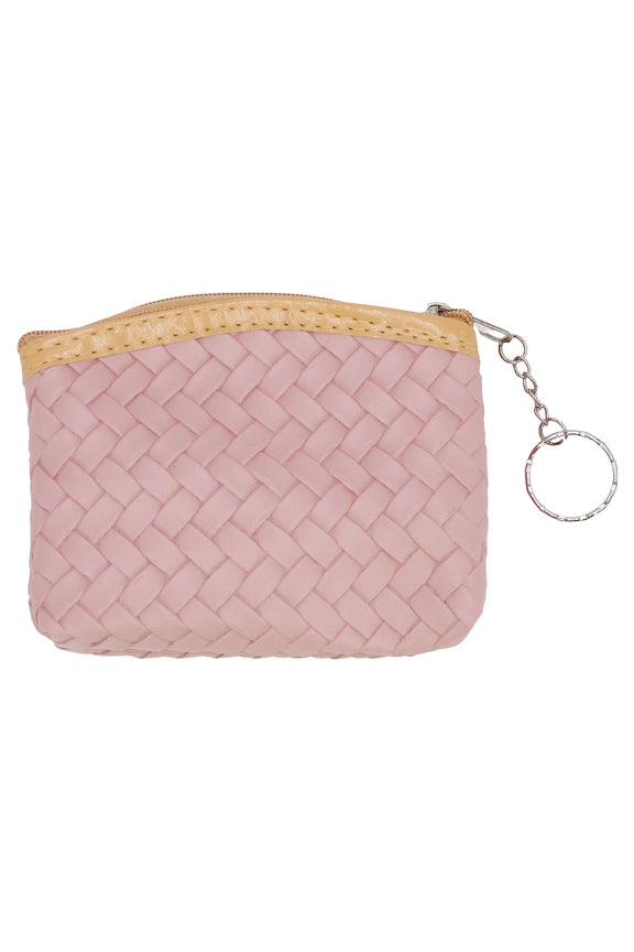 Basket Weave Coin Purse